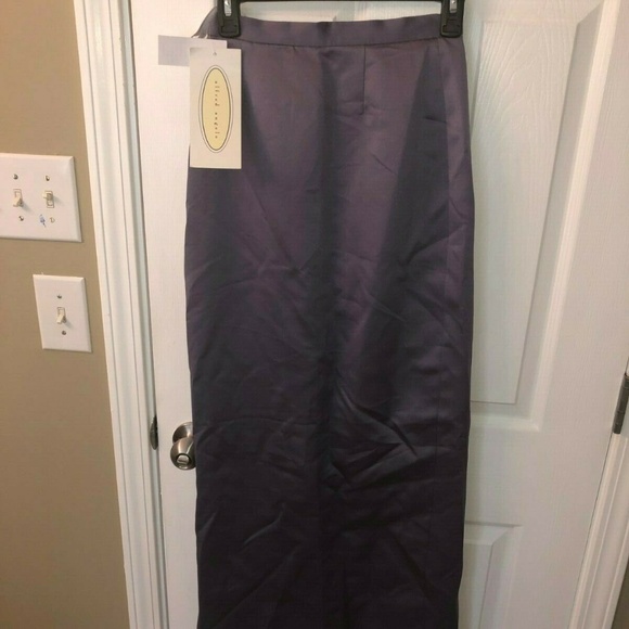 ALFRED ANGELO SATIN SKIRT SZ 4 MSKT-F LILAC‎ - Picture 1 of 5
